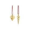 Georg Jensen 2025 Juleornamentsæt 2 stk., guld> Pynt