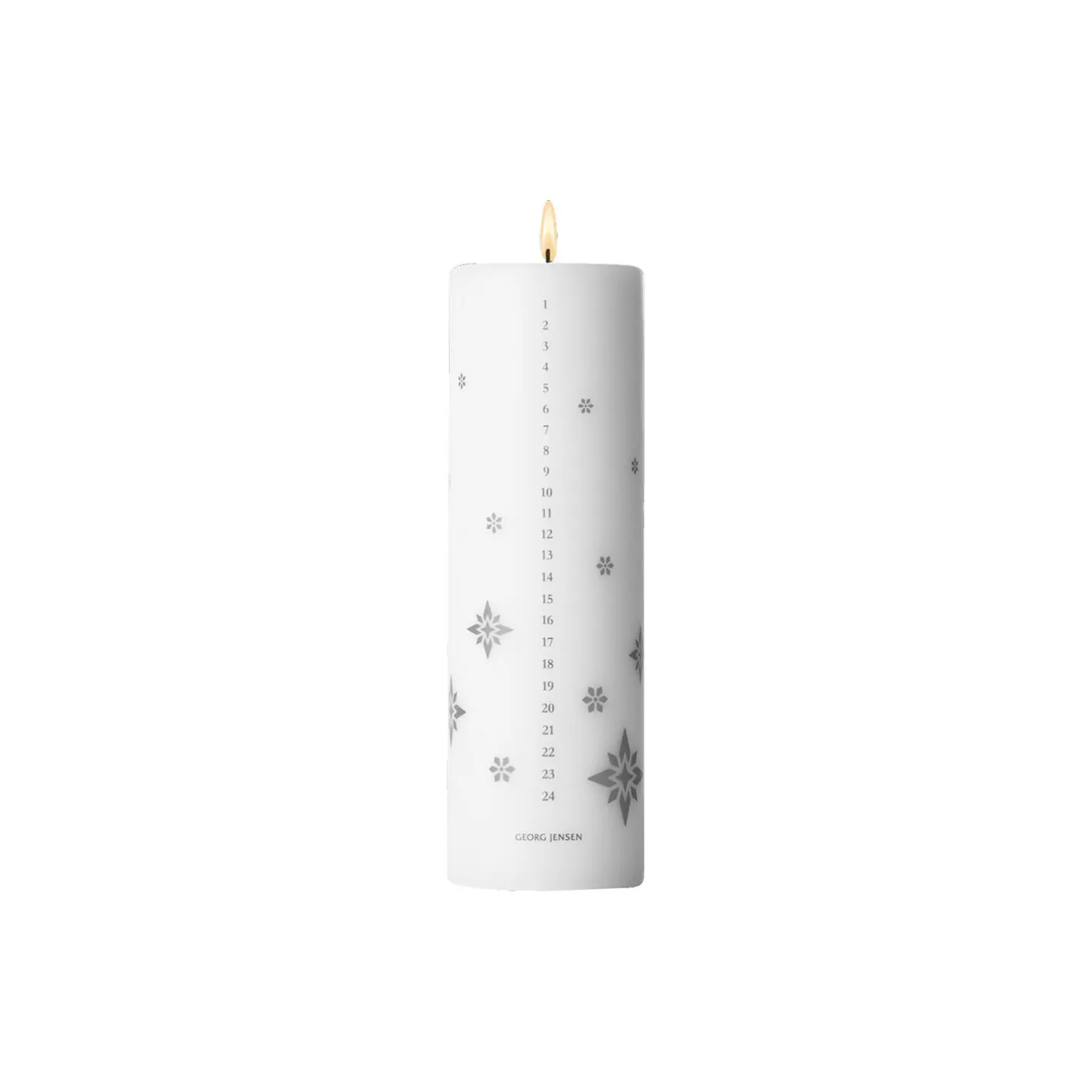Georg Jensen 2024 Kalenderlys, sølv> Pynt