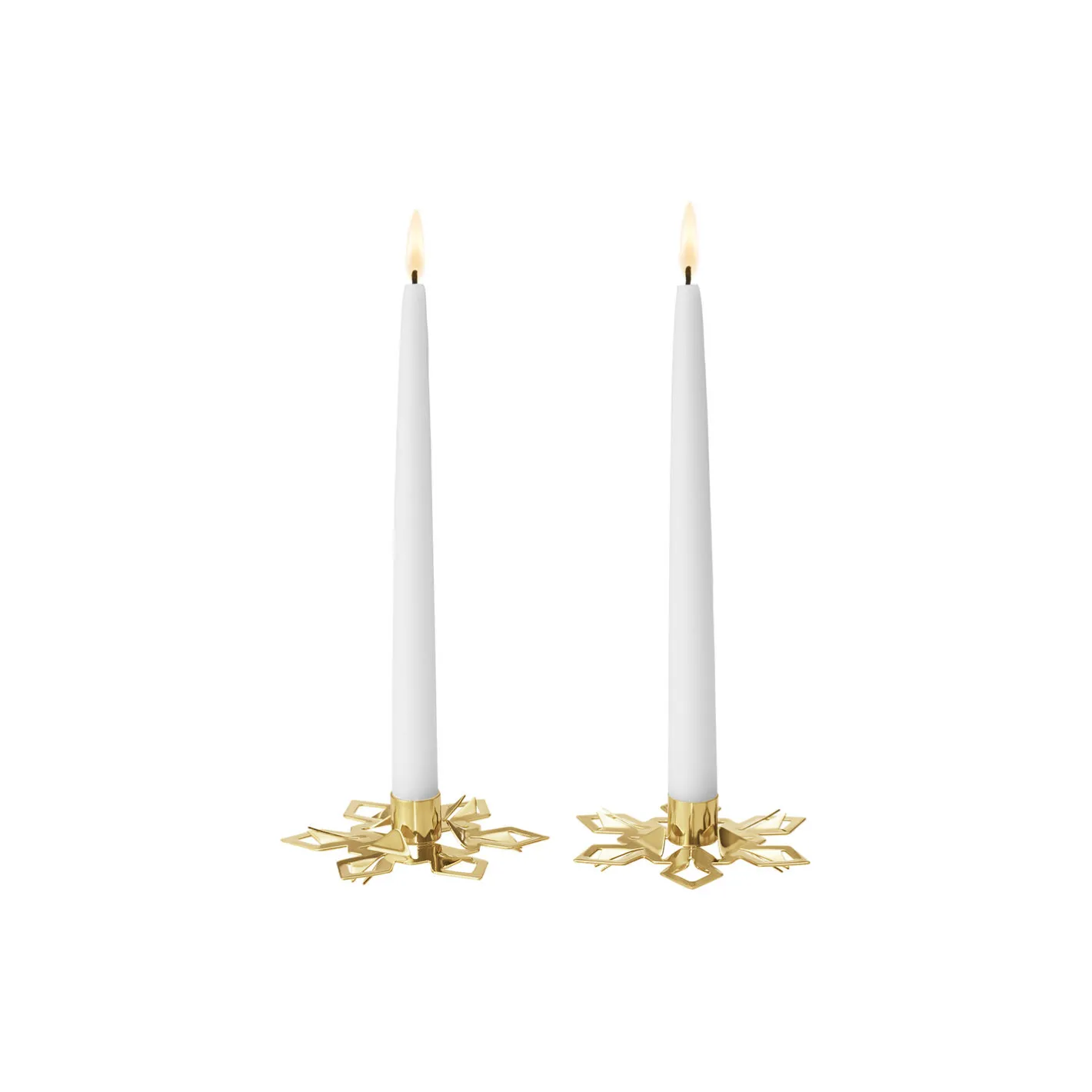 Georg Jensen 2024 Lysestage 2 stk., guld> Lysestager