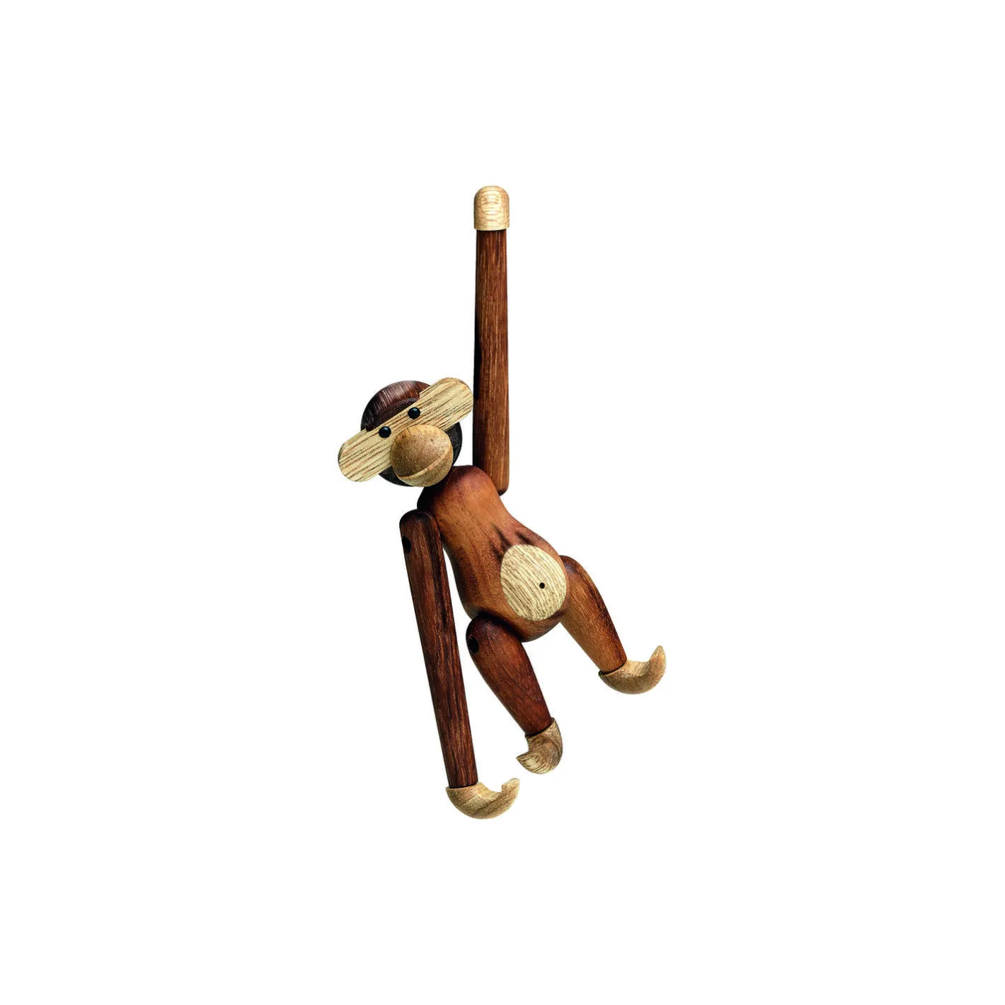 Kay Bojesen Denmark Abe lille, teak/limba> Figurer & Glaskunst