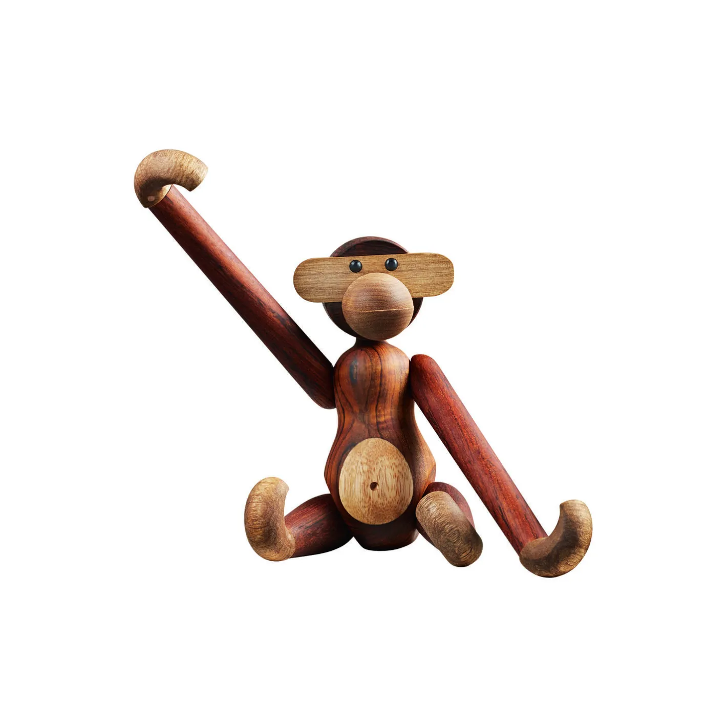 Kay Bojesen Denmark Abe mellem, teak/limba> Figurer & Glaskunst