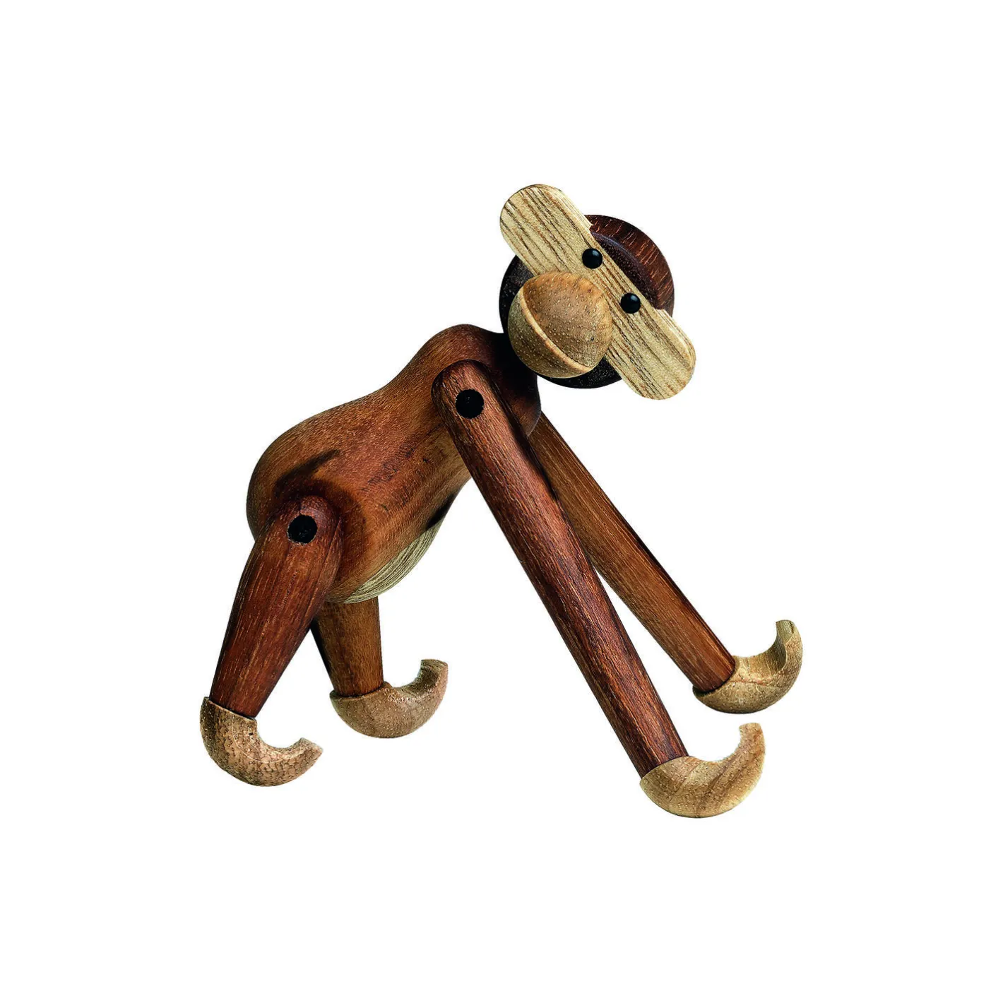 Kay Bojesen Denmark Abe mini, teak/limba> Figurer & Glaskunst