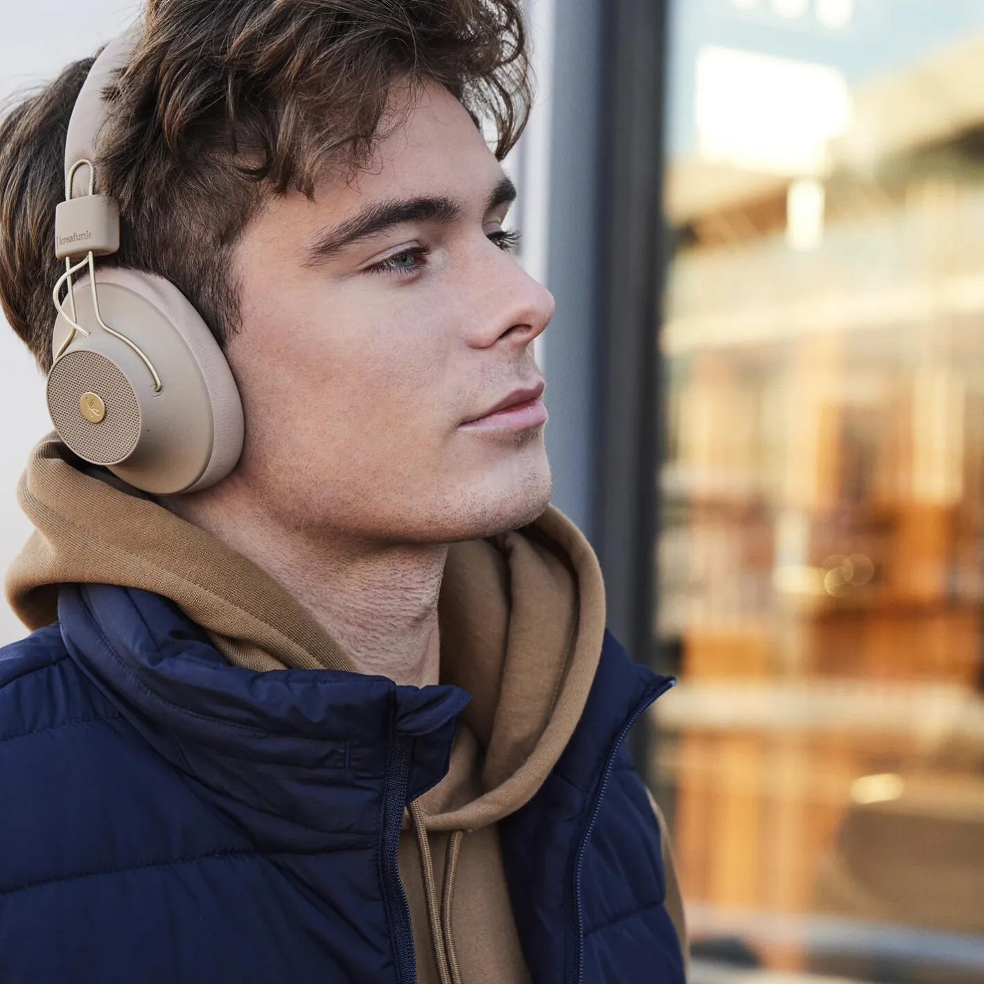 Kreafunk aBEAT Qi Bluetooth høretelefoner> Headsets