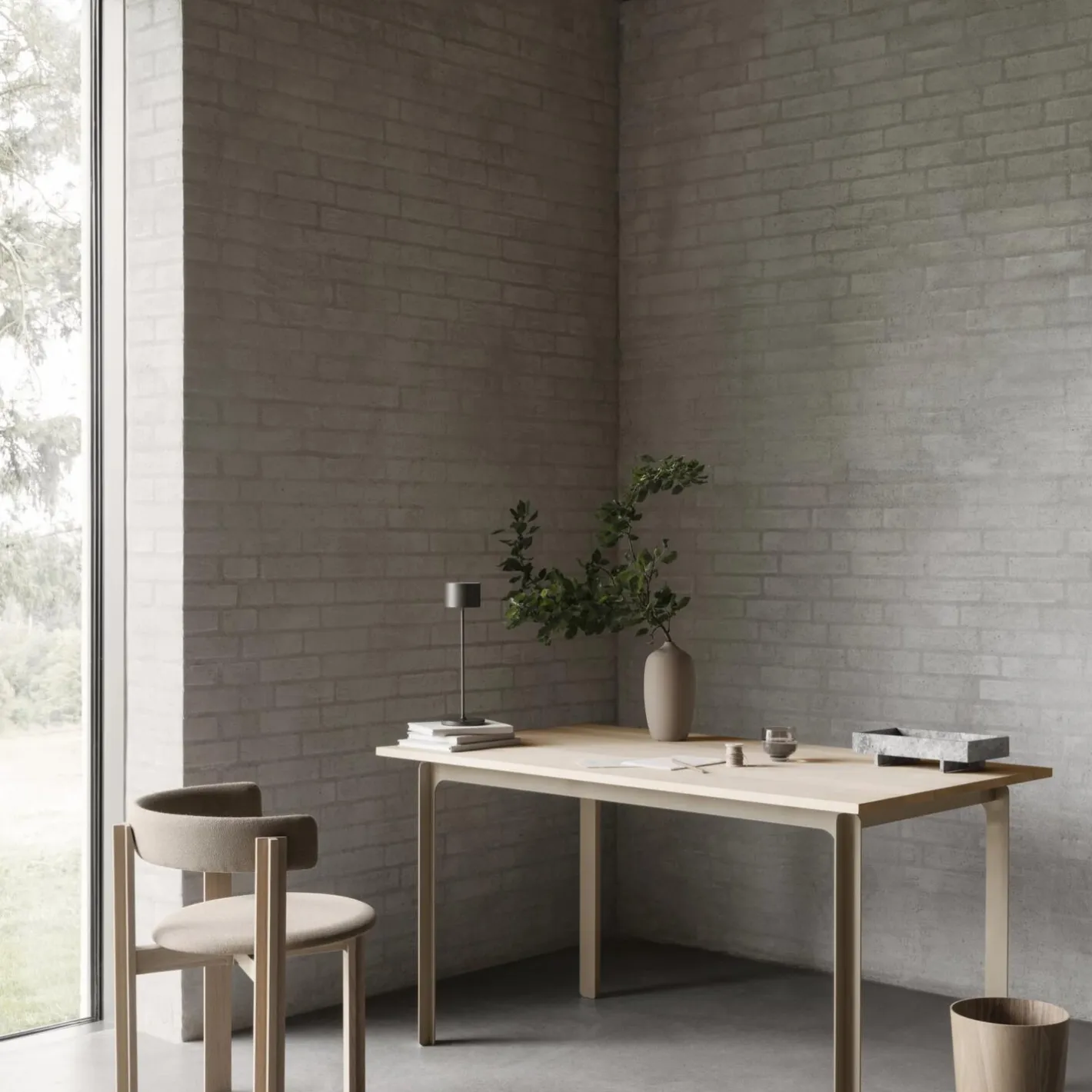 Hot Blomus ABENTO Tray, sharkskin