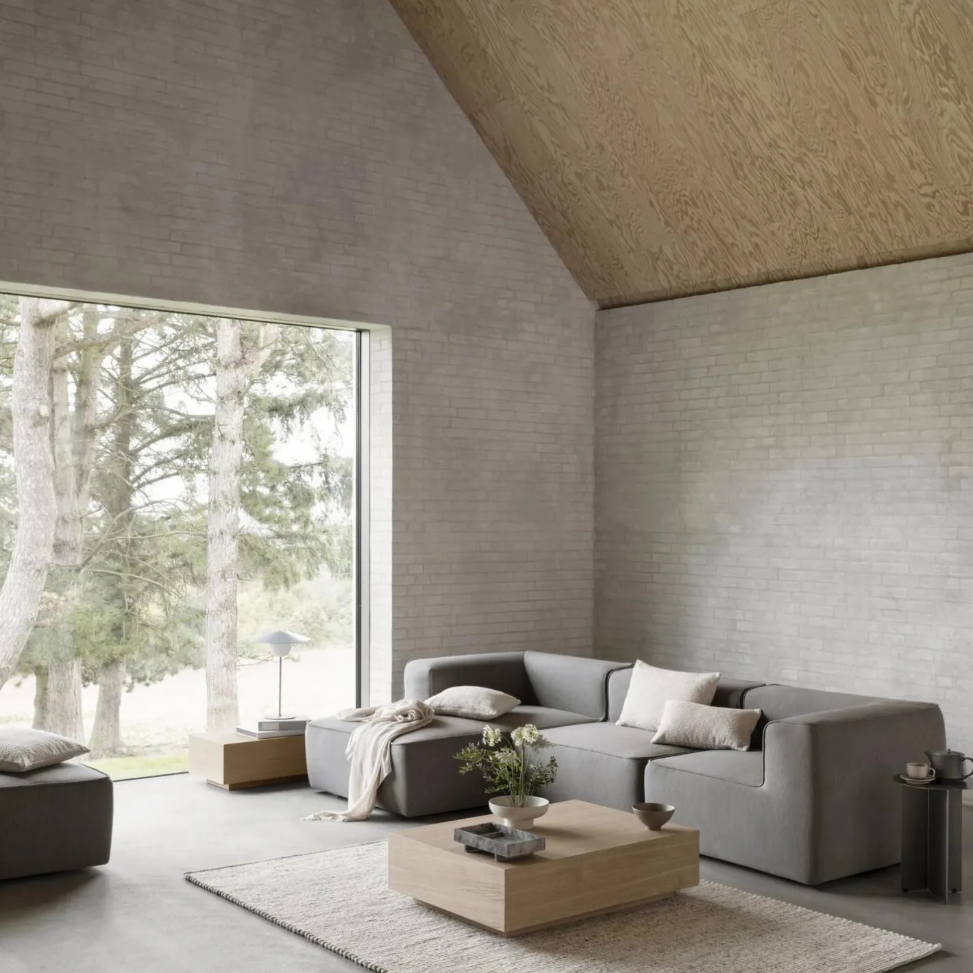 Hot Blomus ABENTO Tray, sharkskin