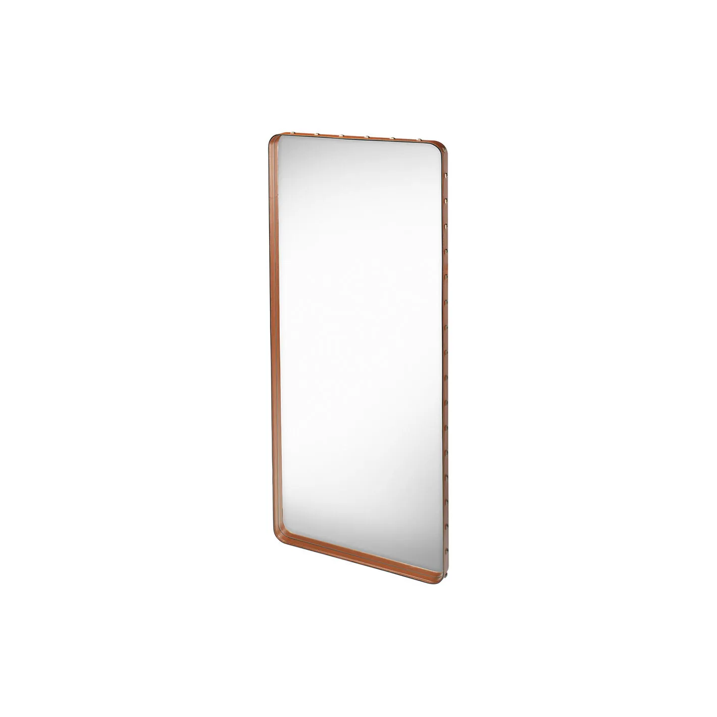 GUBI Adnet Rectangular Wall Mirror, tan> Vægspejle