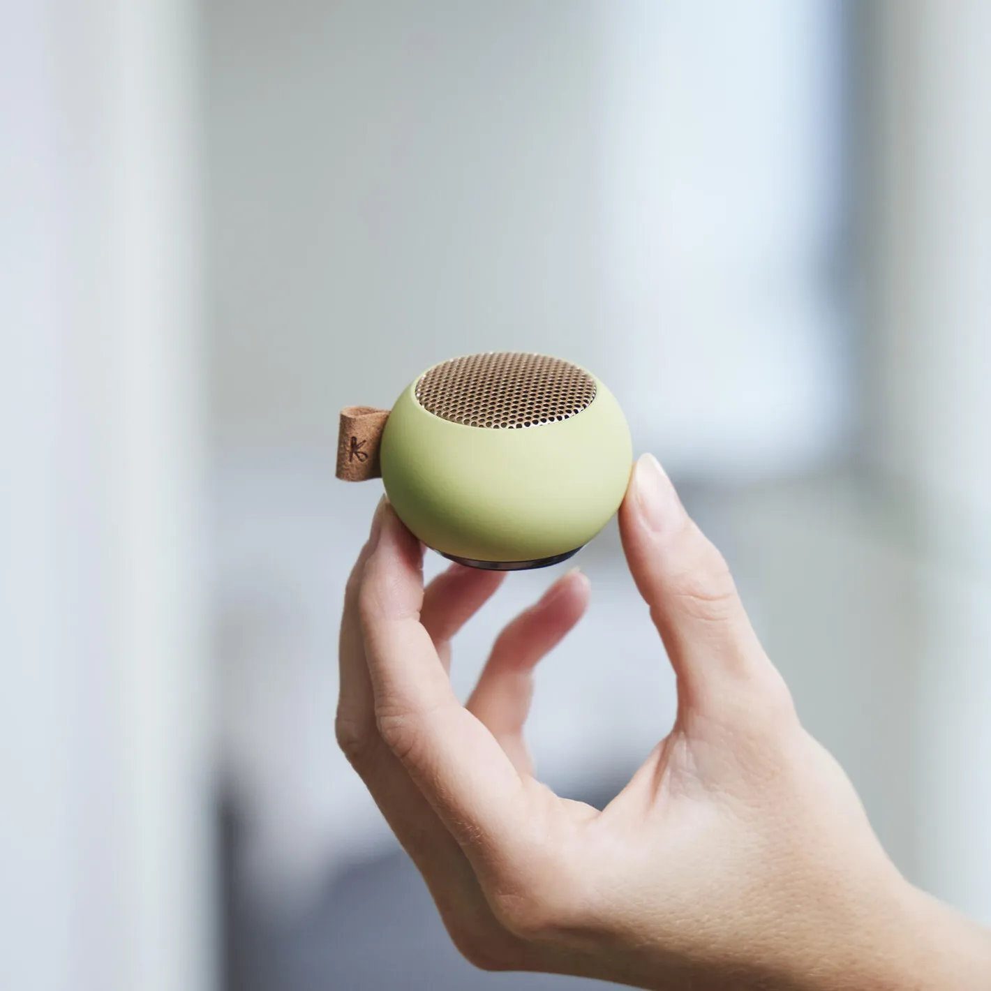 Discount Kreafunk aGO mini Bluetooth højtaler dusty green