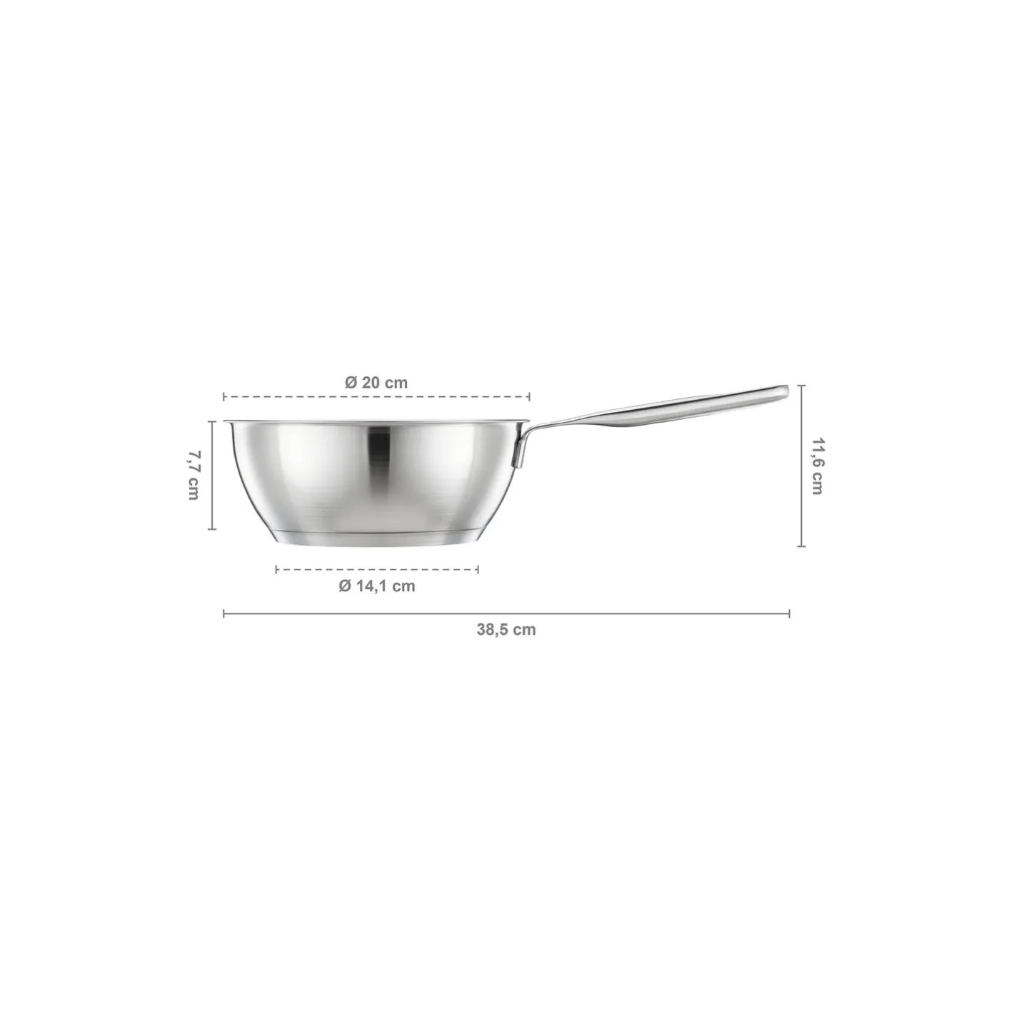 Online Fiskars All Steel sauteuse 2 L