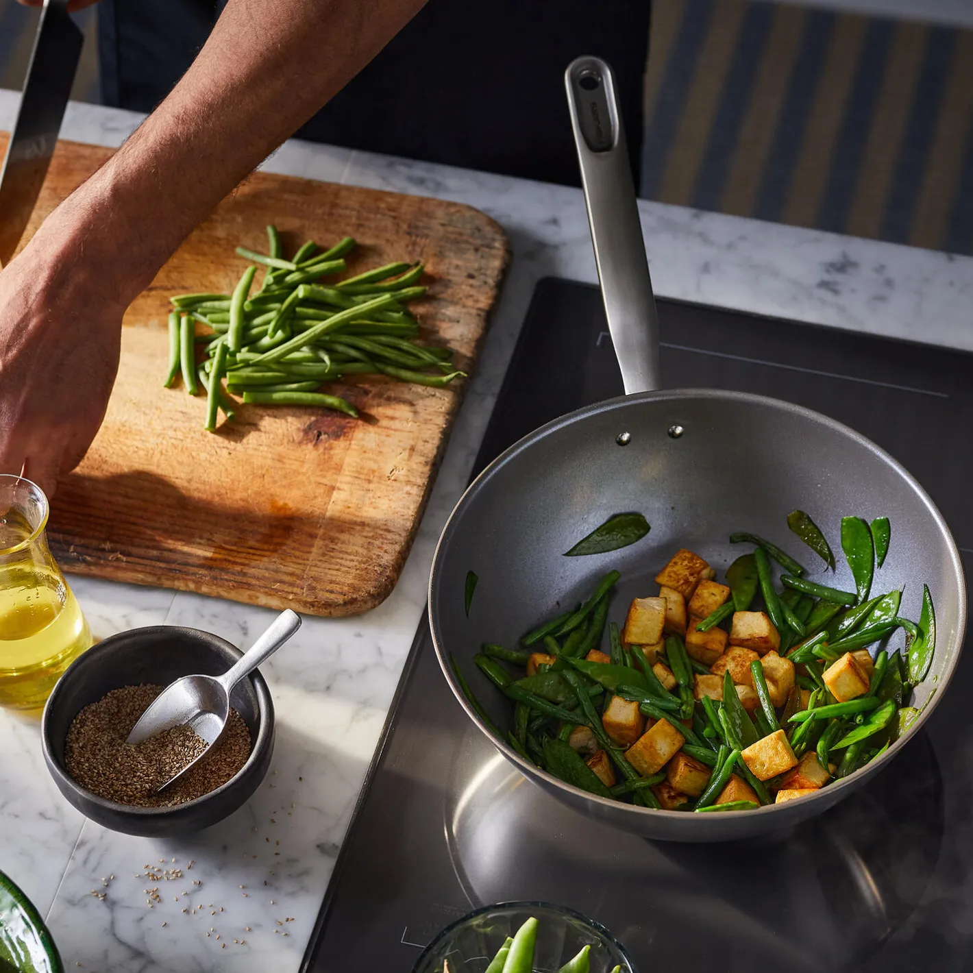 Clearance Fiskars All Steel wok Ø 28 cm