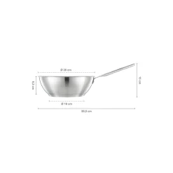 Clearance Fiskars All Steel wok Ø 28 cm