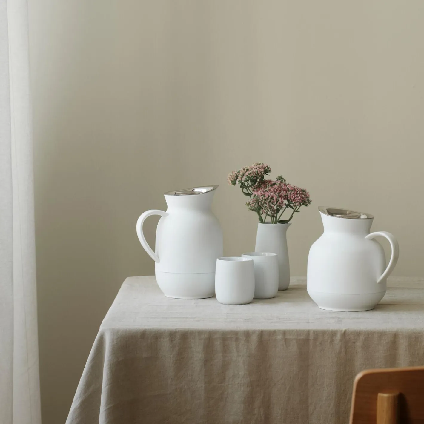 Online Stelton Amphora te-termokande, soft white hvid