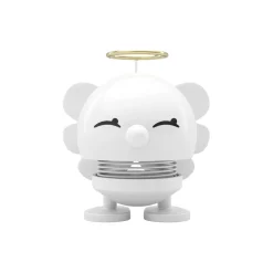 Hoptimist Angel Bimble, white> Figurer & Glaskunst