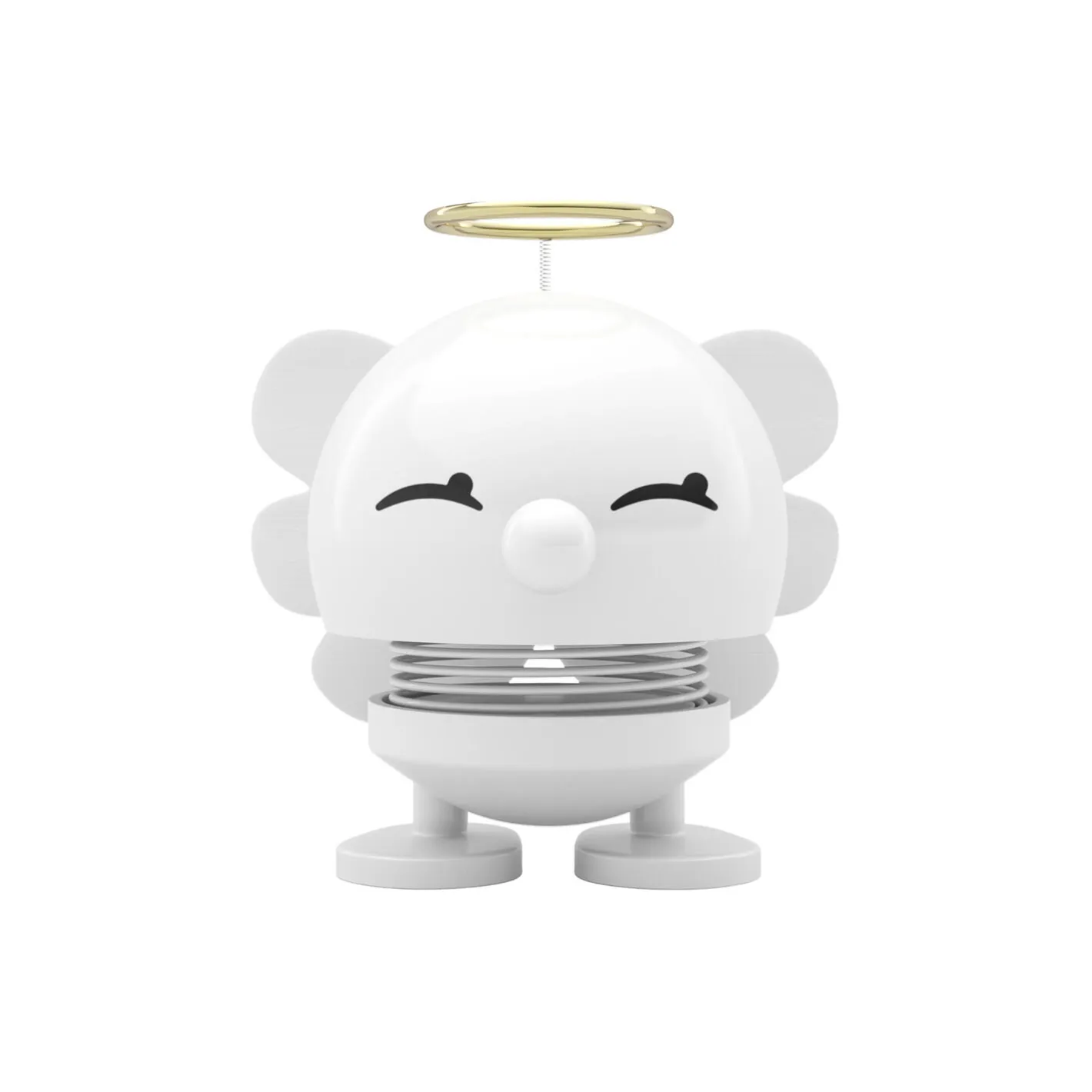 Hoptimist Angel Bimble, white> Figurer & Glaskunst