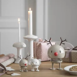 Hoptimist Angel Bumble, white> Figurer & Glaskunst