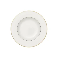 Villeroy & Boch Anmut Gold Dyb Tallerken Ø 24 cm, hvid/guld> Tallerkener