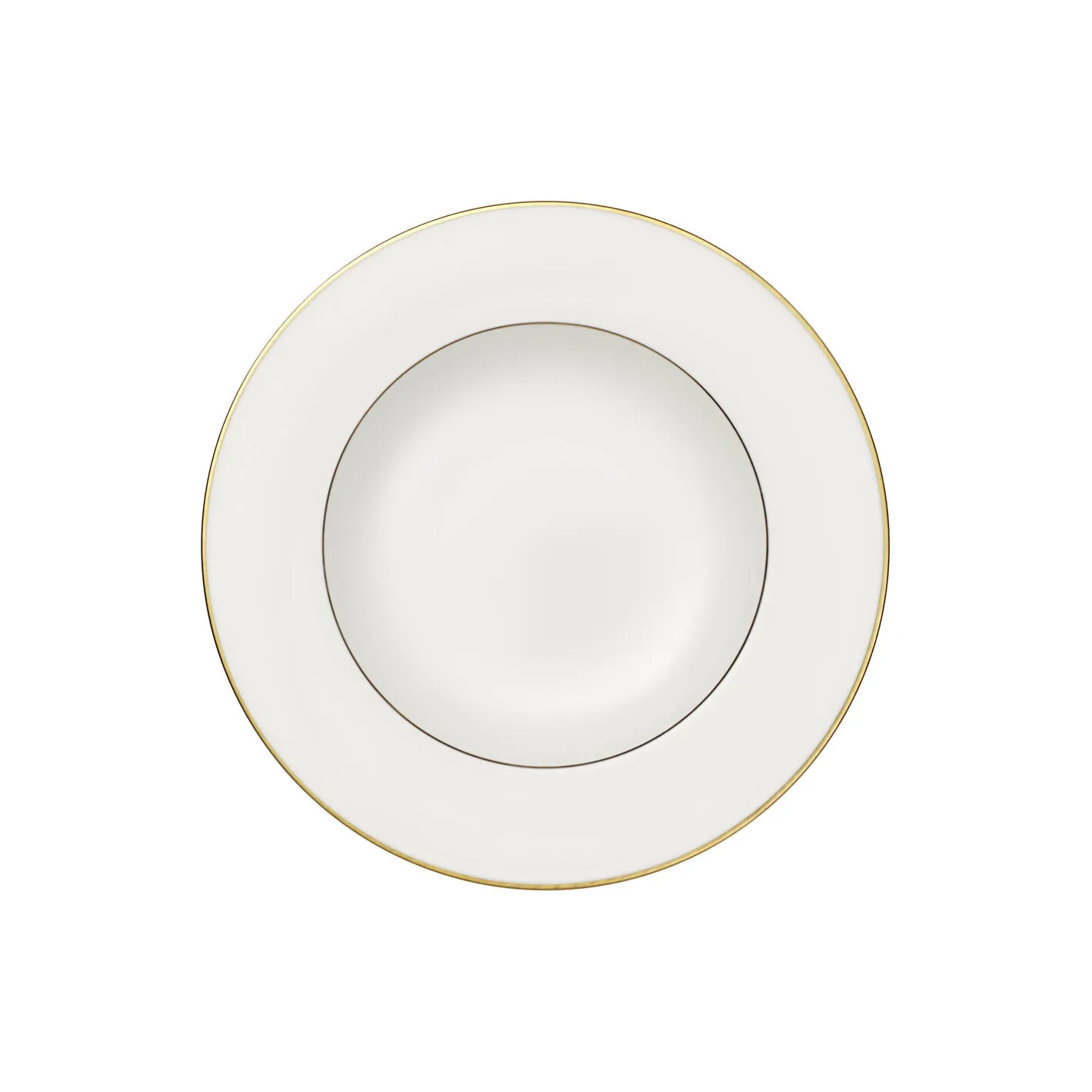 Villeroy & Boch Anmut Gold Dyb Tallerken Ø 24 cm, hvid/guld> Tallerkener