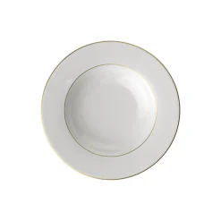 Villeroy & Boch Anmut Gold Dyb Tallerken Ø 24 cm, hvid/guld> Tallerkener
