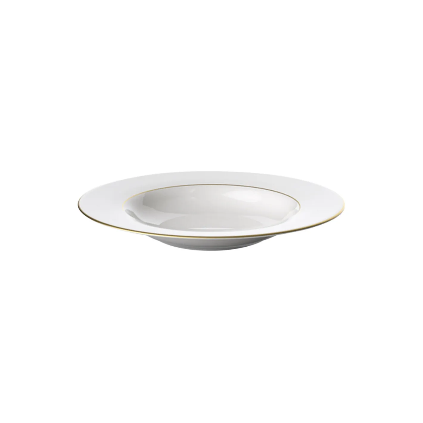 Villeroy & Boch Anmut Gold Dyb Tallerken Ø 24 cm, hvid/guld> Tallerkener