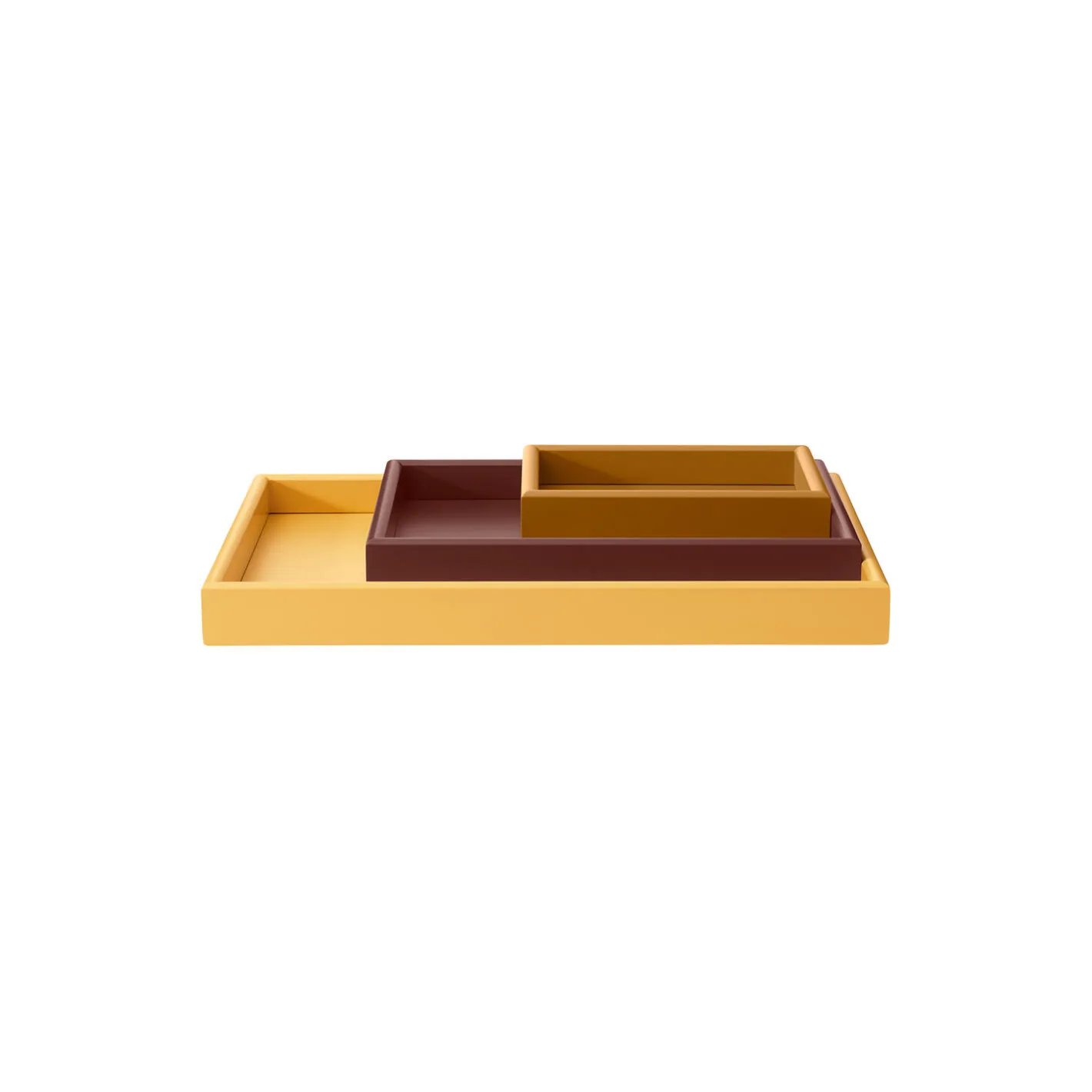 Clearance Montana Furniture ARRANGE - sæt af 3 bakker, ruby/amber/masala