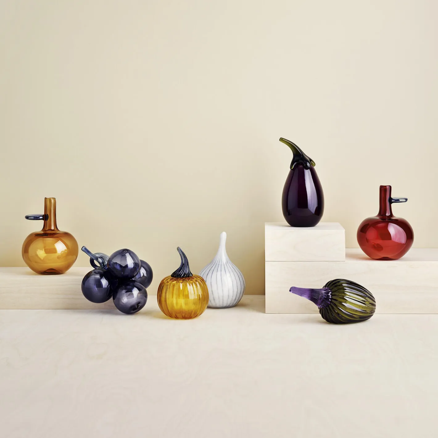 Discount Iittala Aubergine glasfigur, lilac