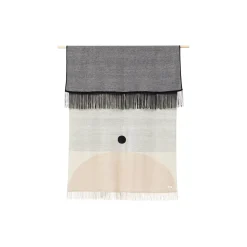 Best Form & Refine Aymara Throw, pattern cream beige