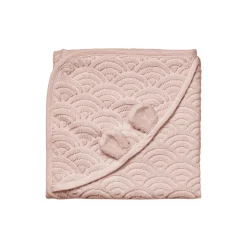 Clearance Cam Cam Copenhagen Baby håndklæde med hætte og ører, dusty rose