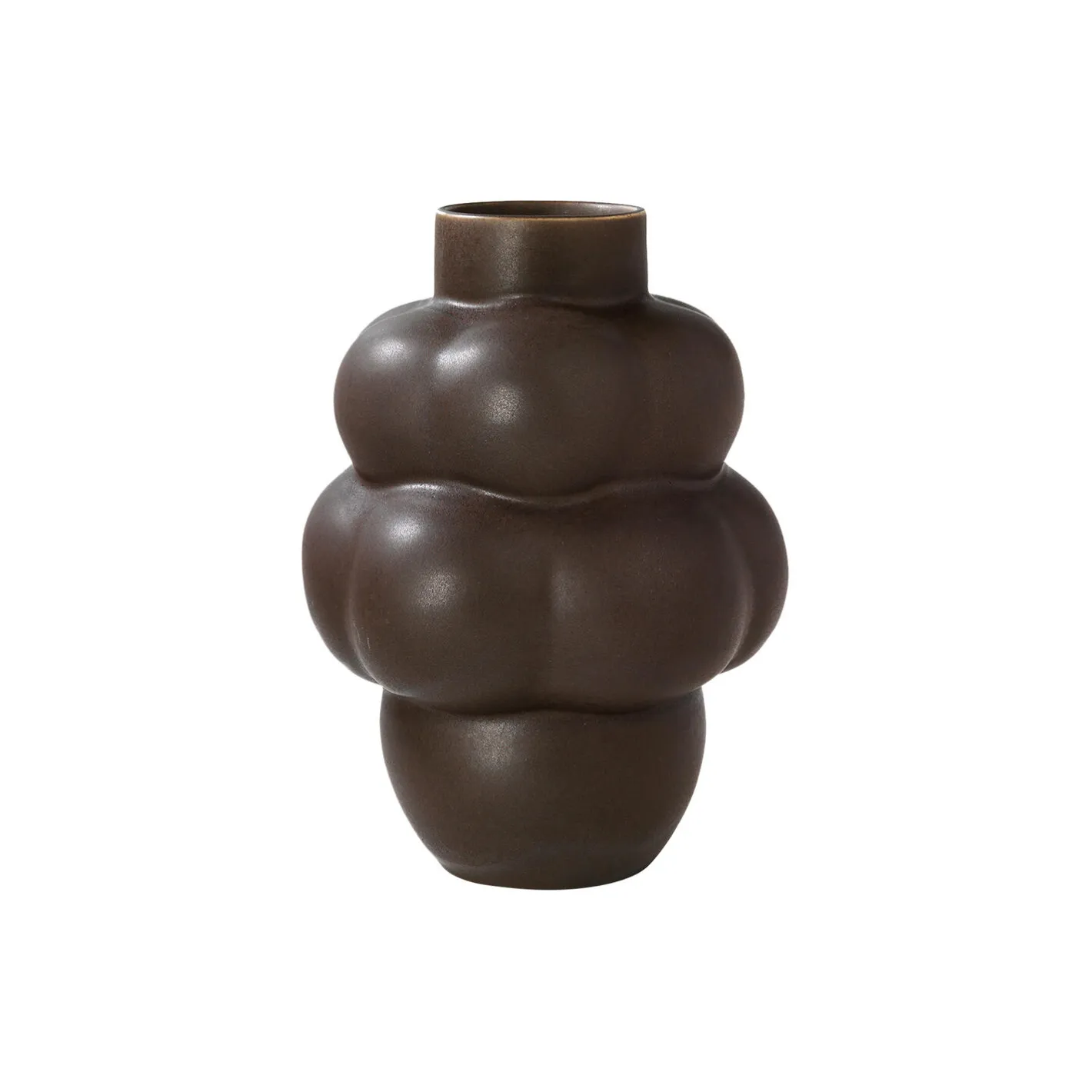 Online Louise Roe Balloon vase 04 petit, mud brown