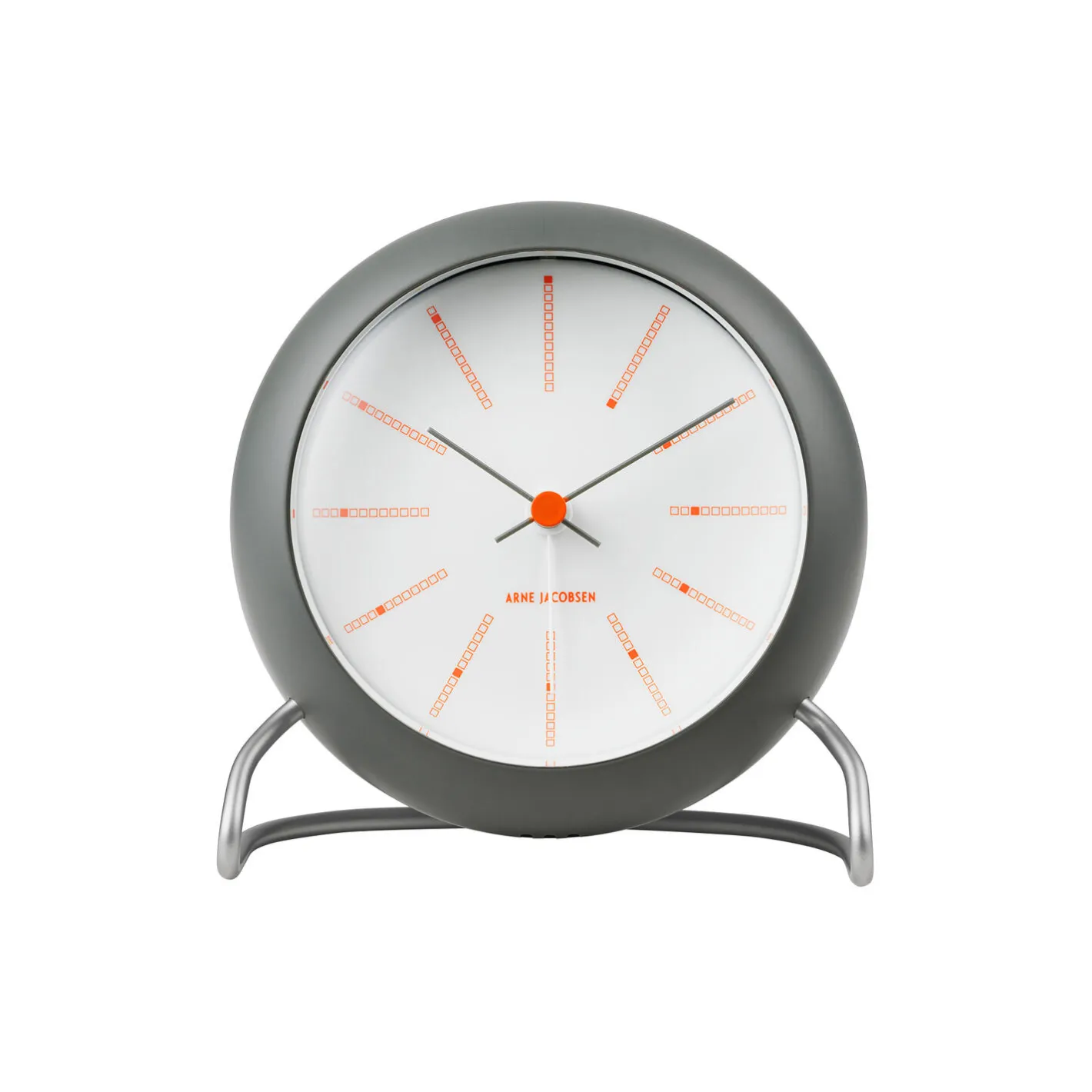 Arne Jacobsen Clocks Bankers Bordur, mørk grå> Ure