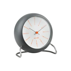 Arne Jacobsen Clocks Bankers Bordur, mørk grå> Ure