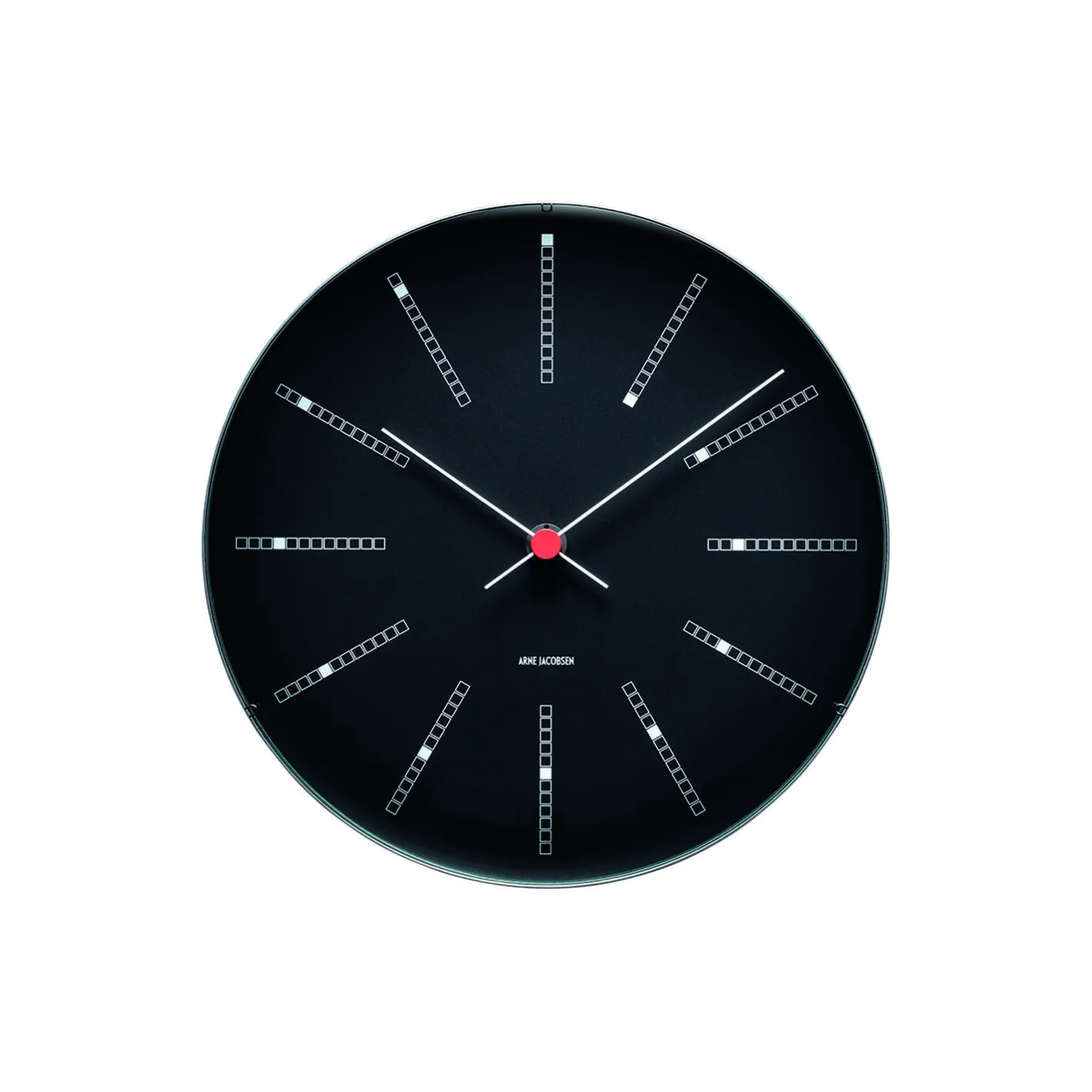 Arne Jacobsen Clocks Bankers vægur, sort> Ure