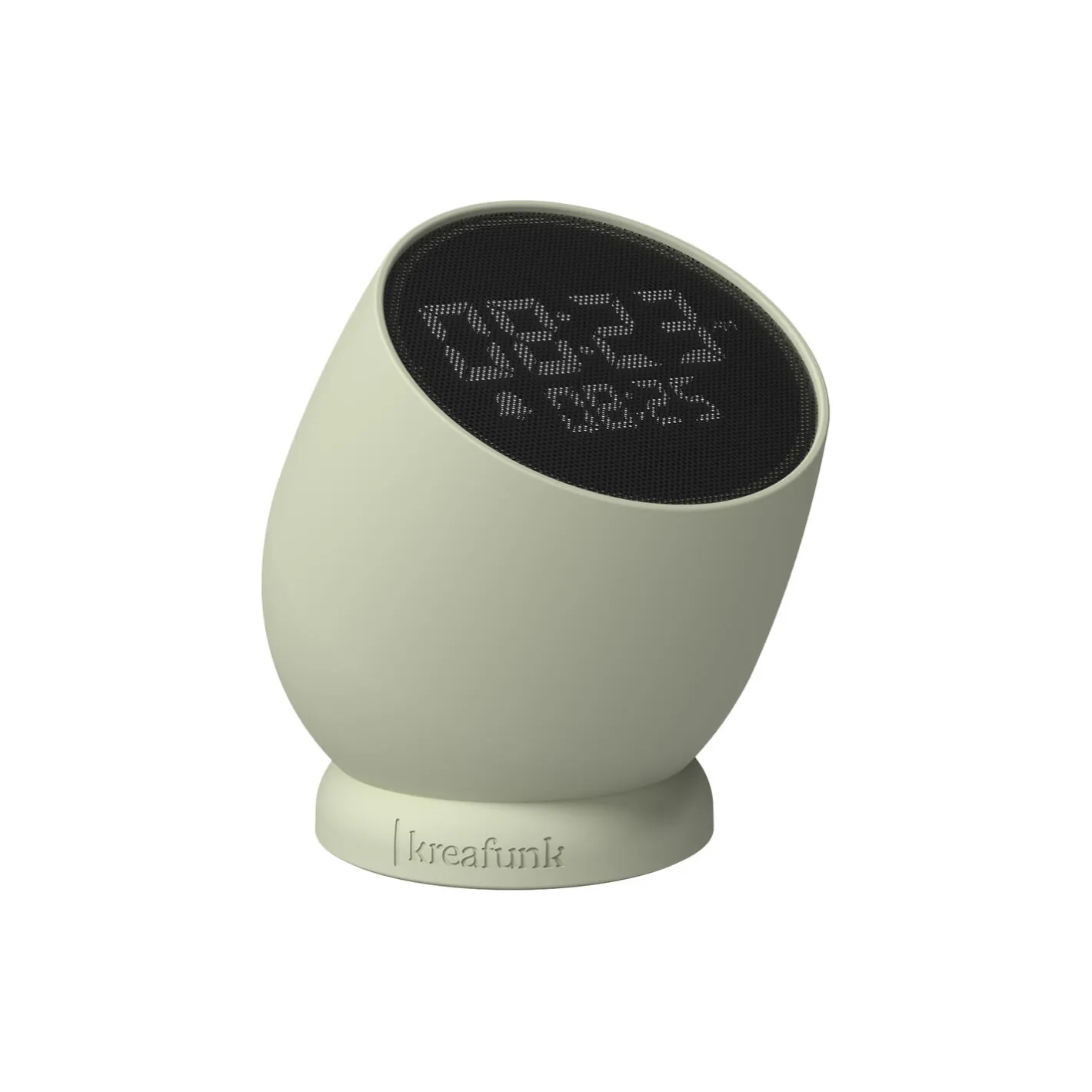 Online Kreafunk Bell Alarm Clock med højtaler dusty olive