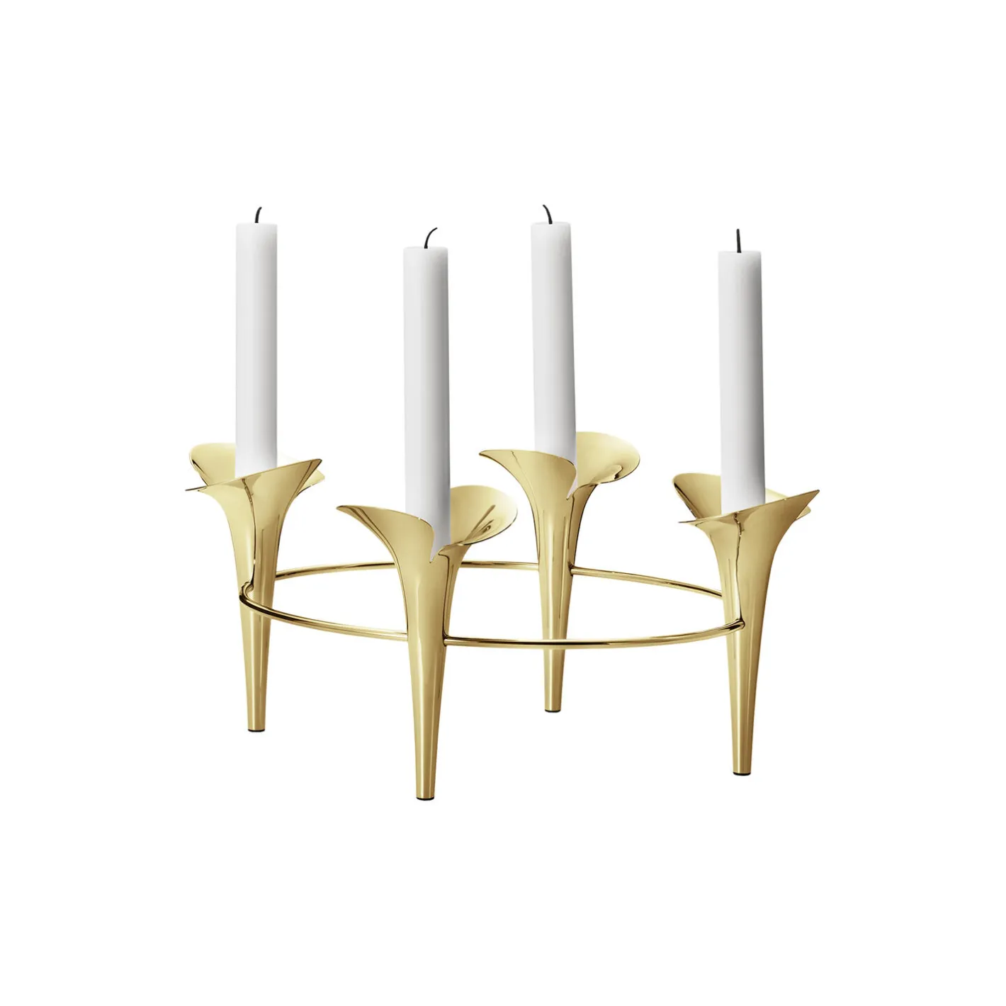 Discount Georg Jensen Bloom Botanica lysestage guld