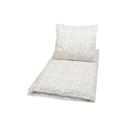 Müsli by Green Cotton BLOOM junior sengetøj, balsam cream/peony/jasmin blue>Børn Soveudstyr|Sengetøj