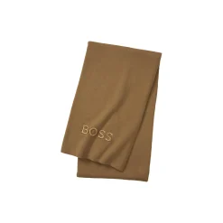 BOSS Home Bold Logo plaid, camel