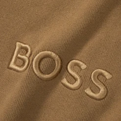 BOSS Home Bold Logo plaid, camel