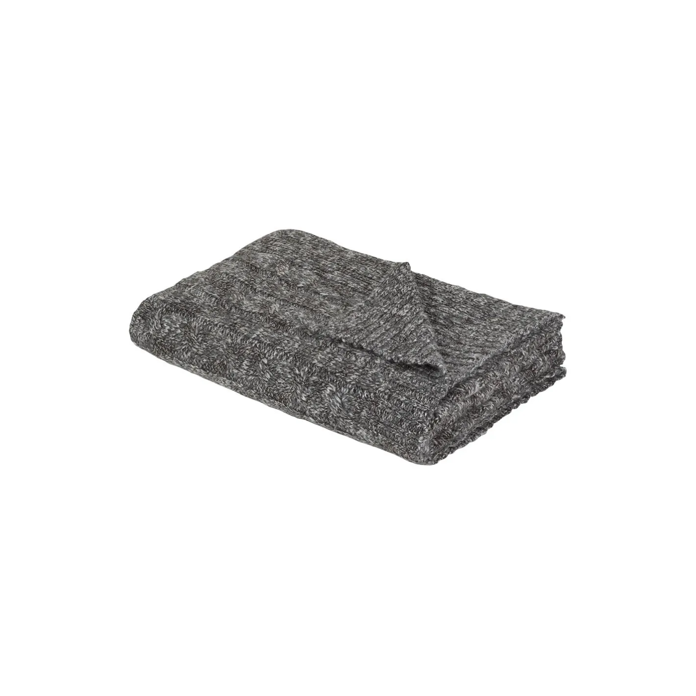 New ELVANG Cable plaid, grey/black grey/black, grey/black