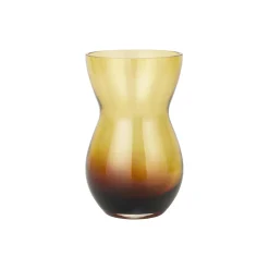 Holmegaard Calabas duo vase, burgundy/amber> Vaser
