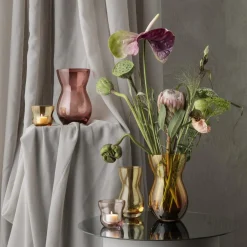 Holmegaard Calabas duo vase, burgundy/amber><noscript><img width=
