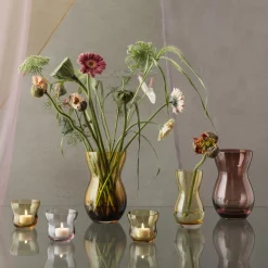 Holmegaard Calabas duo vase, burgundy/amber><noscript><img width=
