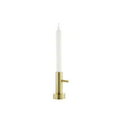 Fritz Hansen Candle Holder Single #1, messing> Lysestager