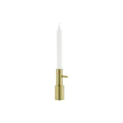 Fritz Hansen Candle Holder Single #2, messing> Lysestager