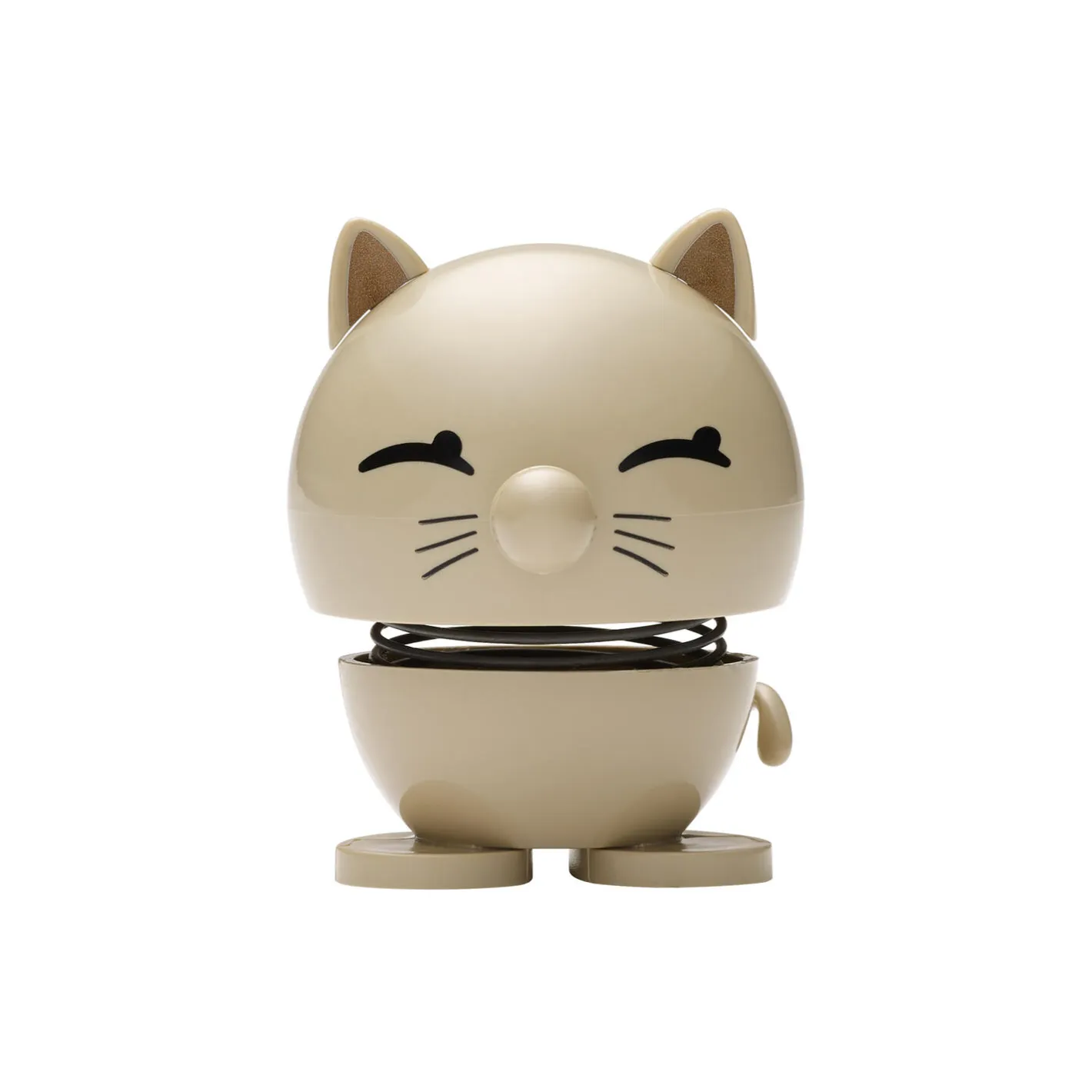 Hoptimist Cat, latte> Figurer & Glaskunst