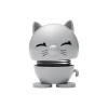 Hoptimist Cat, light grey> Figurer & Glaskunst