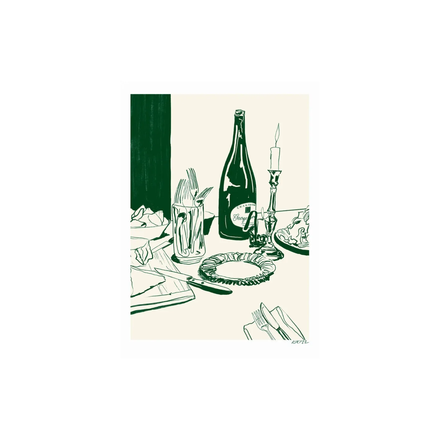 Discount Peléton Champagne and chips