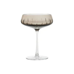 Louise Roe Champagne Coupe Single Cut, smoke> Glas