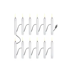 Uyuni Lighting Christmas string 12 candles USB-C, white> Lys & Duftlys