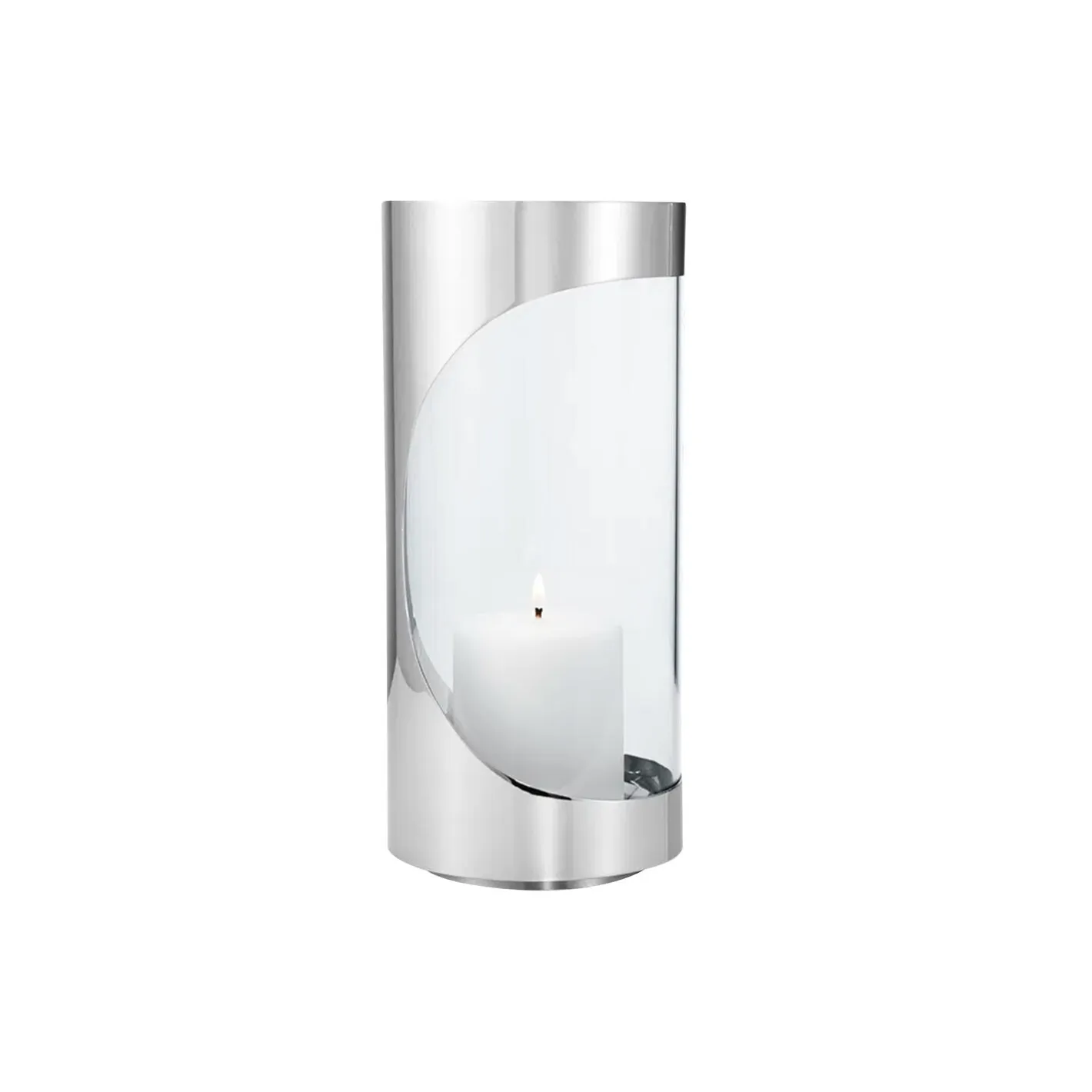 Georg Jensen CHROME CONTOURS Lanterne> Lysestager