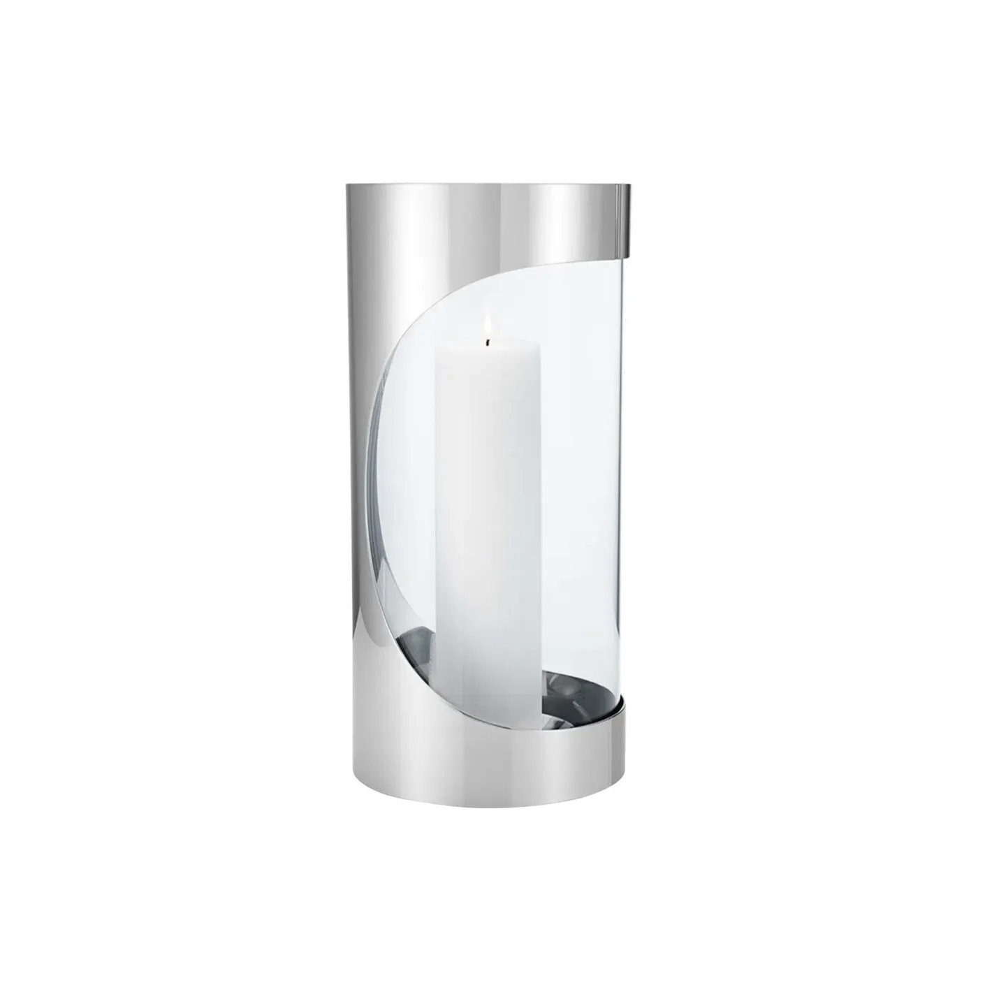 Georg Jensen CHROME CONTOURS Lanterne> Lysestager