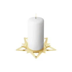 Georg Jensen Classic Christmas stjernelyseholder til bloklys> Pynt
