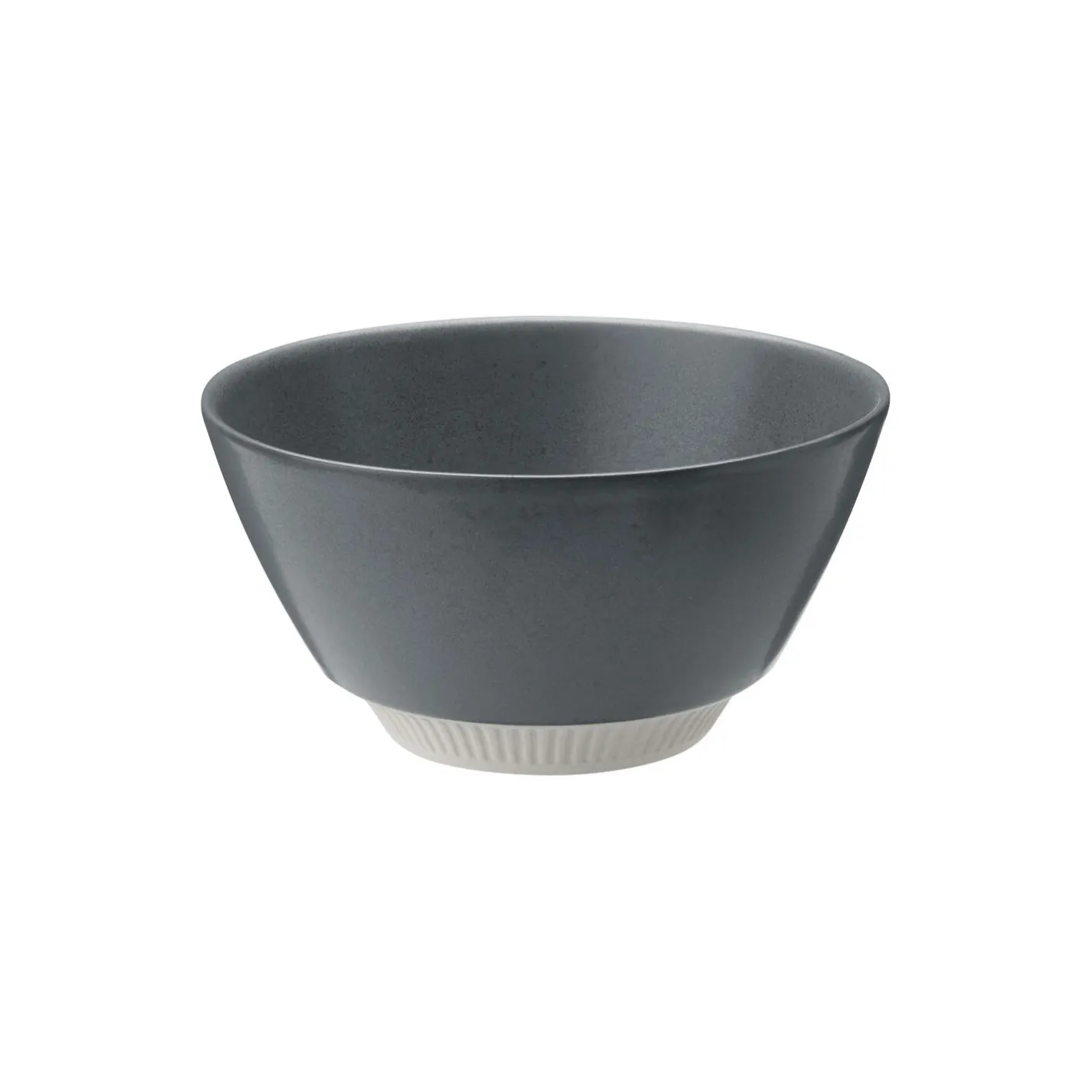 Outlet Knabstrup Keramik Colorit skål Ø 14 cm, dark grey